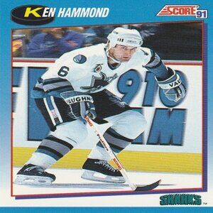 Ken Hammond - 1991 Score '91 Hockey Card